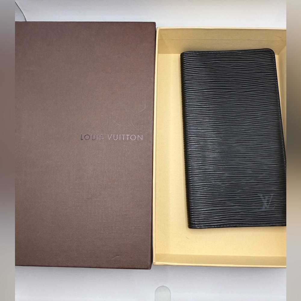 Louis Vuitton Epi Black Long Bifold Wallet M63212